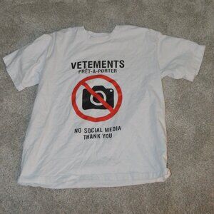 Vetements Antisocial Oversized Tshirt--Size Medium